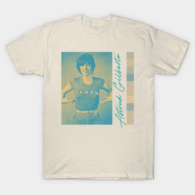 Astrud Gilberto /// Retro Aesthetic Design T-Shirt by unknown_pleasures